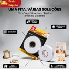KIT Fita Banana Adesiva Dupla Face De Espuma Para Topos de Bolo Artesanato Decoração Scrapbook 4mx1,7cmx1,5mm