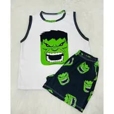 Pijama de Regata Adulto Hulk