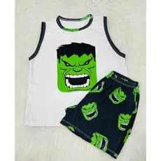 Pijama Infantil de Regata Hulk