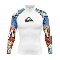 2026 Camisas Masculinas De Manga Comprida Para Surf Rashguards Roupa De Banho Praia Com Proteção Uv Venda Limitada