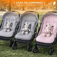 CAPA DE CARRINHO  | COLCHONETE DE CARRINHO  | PROTETOR PARA BEBÊ  | UNIVERSAL  |  CORES