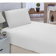 Lençol Casal Queen Cama Box Ponto Palito 3 Pçs Várias Cores