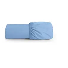 Lençol Avulso Casal 200 Fios 100% Algodão C/ Elástico Azul