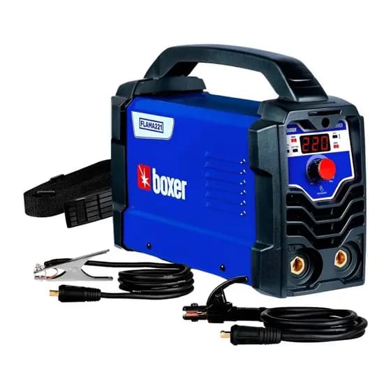 Máquina Inversora De Solda Flama221 220A Eletrodo Boxer
