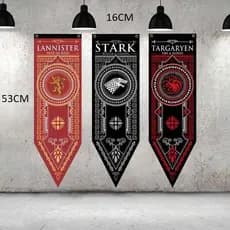 Bandeira Framula Game Of Thrones / Casa do Dragão Casa STARK | TARGARYEN | LANNISTER | BARATHEON
