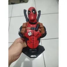 Busto Deadpool Action Figure - Impressão 3D - 20cm