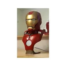 Busto Homem de Ferro feito em 3D 17cm Geek