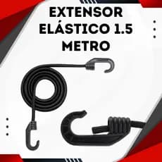 Elástico 1.5 Metro Corda Extensor para Carga Bagageiro Moto Bicicleta com Gancho Kit 1 2 5 10