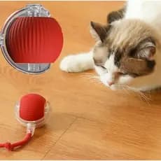 Bola Brinquedos De Rolamento Automático Cauda Do Falso Recarregável Bola Inteligente Gato Interativo
