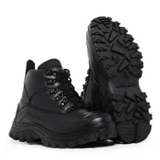 BOTA ML MOTOCICLISTA COM ZÍPER SOLADO ANTIDERRAPANTE