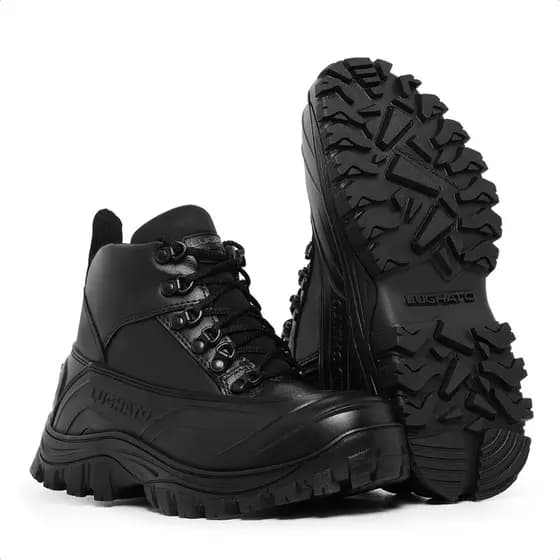 BOTA MILITAR CANO BAIXO LANÇAMENTO LUGHATO SEMI IMPERMEÁVEL