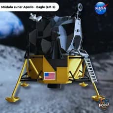 Réplica do Módulo Lunar Apollo - Eagle (LM-5) - 25cm