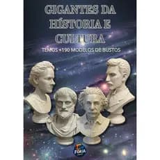 Bustos Decorativos - Grandes Nomes da História e Cultura (+ 190 Opções)