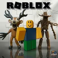 Bonecos Articulados - Roblox - Noob / Deer / Groundskeeper e Candlebearer