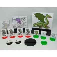 Stands Bases e Suportes para Miniaturas de Papel Com Números – RPG de Mesa e Jogos de Tabuleiro