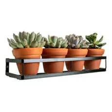 Suporte Porta Vaso de Planta Parede Prateleira de Aço Floreira Jardim Até 5 Kg