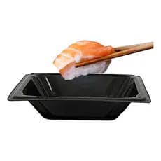 100un Berço para Shoyu 60ml  Descartável Pet Molheira Sushi