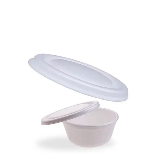100 und Tampa para Cumbuca De Isopor 500ml Pote Térmico Para Caldos Sopas Açai