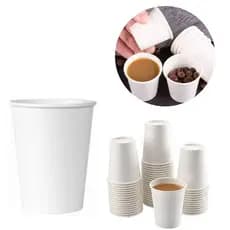 Copo de Papel Ecológico Impermeável 240ml  Café Chá Expresso 25 Unidades