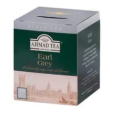 Chá Ahmad Tea London Preto Earl Grey Bergamota Inglês 10 Sachês 20g Aromático Importado