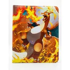 FICHÁRIO POKÉMON CHARIZARD – PASTA PREMIUM PARA 900 CARTAS COLECIONÁVEIS | PIKACHU COURO CARDS CARD