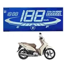 Display Lcd Painel Digital da Moto Honda Biz 125 2018 À 2024