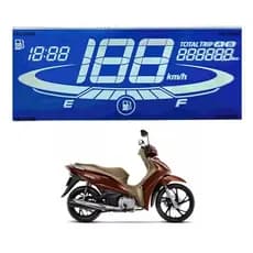 Display LCD do Painel Digital da Moto Honda BIZ 125 FLEX 2018 à 2024