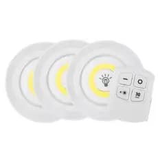 6/9/12 Pcs Lampada Luminaria Led Spot Sem Fio Controle Remoto Luz LED.