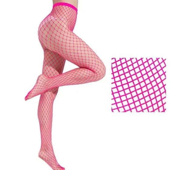 Meia Calça Arrastão Neon - Cores Sortidas