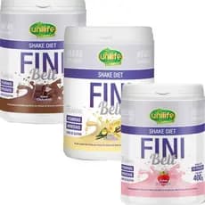 Kit 3 Shake Diet Com Colageno Sabores Morango Chocolate E Baunilha 400g - Unilife