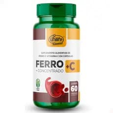 Ferro Concentrado + Vitamina C 60 Capsulas - Unilife