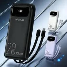 Carregador Portátil Sem Fio 20000mAh - A`gold Pro Indução Bte-21