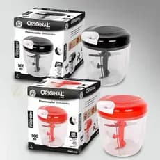 Processador Manual de Alimentos 900ML com 5 Lâminas