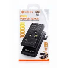 Power Bank 10000mAh Peining WUP-1024 | Cabos Integrados | Display Digital | Carr...