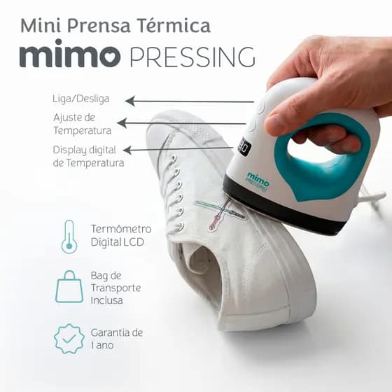 Prensa Térmica Mimo Pressing Mini - 110V