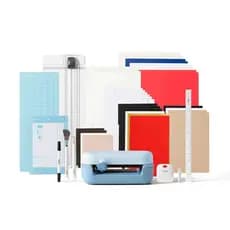 Cricut Joy 2 Plotter de Recorte Azul, Kit Deluxe 35 Projetos