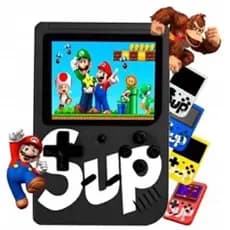 Mini Video Game Retrô Portátil e Pequeno Sup Game Box 400 Jogos Antigos