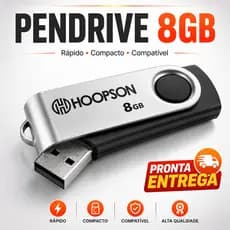 Pendrive USB 2.0 8GB – Twist Hoopson | Pen Drive de Alta Velocidade