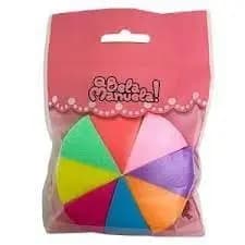 esponja queijinho triangulo para maquiagem - meiqilamei