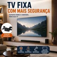 Suporte TV Parede Universal Fixo LED LCD Smart 10 A 85 Pol