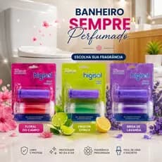 Gel Adesivo Sanitário Aplicador Ou Refil 6 Discos Perfumado Lavanda Floral Cítrico Limpa Perfuma Vaso