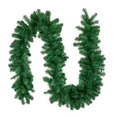 Festão Verde Aramado Cheio Com 180 Galhos Decoração de Natal 2,7m Grande - Vencedor