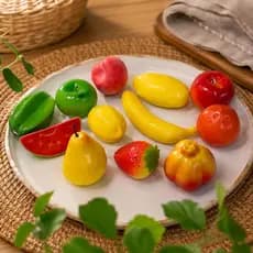 Kit 12 Frutas Sortidas Artificiais Realista Decorativas 23535 - Vencedor