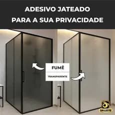 200X120CM Película Adesiva Jateado Blindex Para Envelopamento de Janela Porta de Vidro e Box
