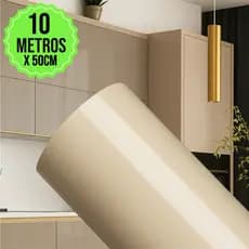 Adesivo Bege Laca Vinil Leitoso Off White Envelopamento Móveis Armário Parede Decoração