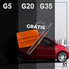 Insulfilm Película Fume Automotiva e Residencial para Vidros Janelas, Portas + Espátula e Estilete