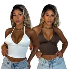 Cropped Feminino Multiformas Suplex Premium Top Versátil Moda Verão Blogueira Elegante