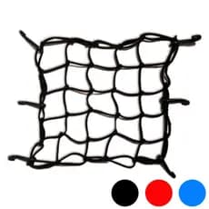 Rede Elástica Aranha P/ Moto Capacete Bagageiro 35 X 35cm