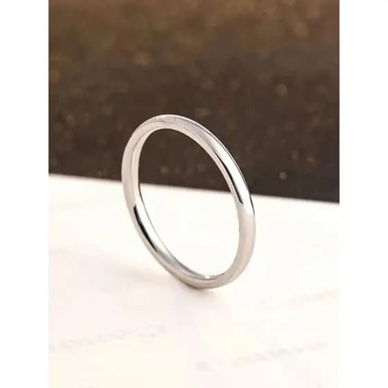 ALIANCA DE  COMPROMISSO 2MM ACO INOX