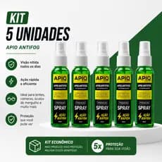 Kit 5X Anti Embaçante Antifog 60ml Óculos Natação Mergulho